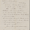 Hawthorne, Una, ALS to. Jan. 18, 1866.
