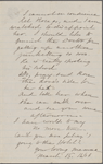 Hawthorne, Una, ALS to. Mar. 15, 1866.