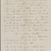 Hawthorne, Una, ALS to. Aug. 24, 1866.