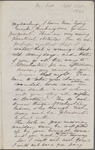 Hawthorne, Una, ALS to. Sep. 21, 1866.