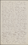 Hawthorne, Una, ALS to. Oct. 14, 1866.
