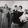 Jean Shepherd, Jack Betts, Lee Firestone, and Lynn Kevin in the stage production Banquet for the Moon