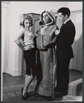 Lynn Kevin, Jean Shepherd, and Jack Betts in the stage production Banquet for the Moon