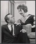 Jean Shepherd and Lee Firestone in the stage production Banquet for the Moon