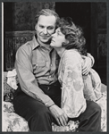 Rip Torn and Estelle Parsons in the Joseph Papp Public Theatre stage production Barbary Shore