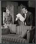 Penny Fuller and Robert Redford in the stage production Barefoot in the Park