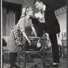 Penny Fuller and Robert Reed in the stage production Barefoot in the Park