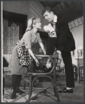 Penny Fuller and Robert Reed in the stage production Barefoot in the Park