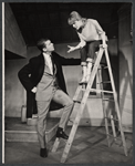 Robert Reed and Penny Fuller in the stage production Barefoot in the Park