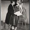 Robert Reed and Penny Fuller in the stage production Barefoot in the Park