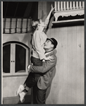 Penny Fuller and Charles Korvin in the stage production Barefoot in the Park