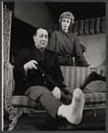 Jules Munshin and Eileen Heckart in the stage production Barefoot in the Park