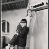 Jules Munshin and Joan van Ark in the stage production Barefoot in the Park