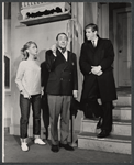 Joan van Ark, Jules Munshin, and Tony Roberts in the stage production Barefoot in the Park