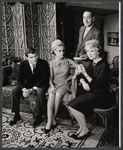 Joel Crothers, Joan van Ark, Jules Munshin, and Ilka Chase in the stage production Barefoot in the Park