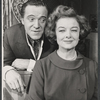 Sandor Szabo and Myrna Loy in the touring stage production Barefoot in the Park