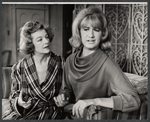 Myrna Loy and Joan van Ark in the touring stage production Barefoot in the Park