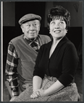 Bert Lahr and Charlotte Rae in rehearsal for the stage production The Beauty Part