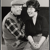 Bert Lahr and Charlotte Rae in rehearsal for the stage production The Beauty Part