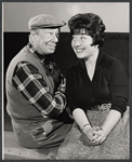Bert Lahr and Charlotte Rae in rehearsal for the stage production The Beauty Part
