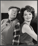 Bert Lahr and Patricia Englund in rehearsal for the stage production The Beauty Part