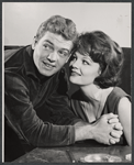 Sean Garrison and Patricia Englund in rehearsal for the stage production The Beauty Part