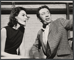 Marian Seldes and Gene Trobnic in rehearsal for the stage production Before You Go