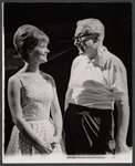 Guest hostess Florence Henderson and unidentified man during the August 11, 1964 episode of the TV variety series The Bell Telephone Hour