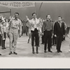 Hugh O'Brian, Eddy Arnold [center] and unidentified others in the television production The Bell Telephone Hour [January 2, 1966]