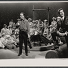 Eddy Arnold [left], Hugh O'Brian [right] and unidentified others in the television production The Bell Telephone Hour