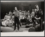 Eddy Arnold [left], Hugh O'Brian [right] and unidentified others in the television production The Bell Telephone Hour