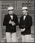 Anthony Newley and Donald O'Connor in the television production The Bell Telephone Hour [January 16, 1966]