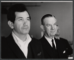 Trini Lopez [left] and unidentified on the television program The Bell Telephone Hour [January 16, 1966]