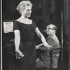 Judy Holliday and Jule Styne in rehearsal for the stage production Bells Are Ringing