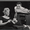 Judy Holliday and Sydney Chaplin in rehearsal for the stage production Bells Are Ringing