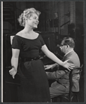 Judy Holliday and Jule Styne in rehearsal for the stage production Bells Are Ringing