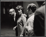 Harold Prince, Peg Murray and unidentified in rehearsal for the stage production Cabaret