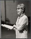 Lotte Lenya in rehearsal for the stage production Cabaret