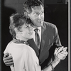 Lotte Lenya and Jack Gilford in rehearsal for the stage production Cabaret