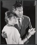Lotte Lenya and Jack Gilford in rehearsal for the stage production Cabaret