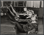 Dancers in rehearsal for the stage production Cabaret