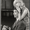 Bert Convy and Jill Haworth in rehearsal for the stage production Cabaret