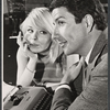 Jill Haworth and Bert Convy in rehearsal for the stage production Cabaret