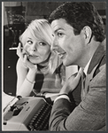 Jill Haworth and Bert Convy in rehearsal for the stage production Cabaret