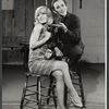 Jill Haworth and Joel Grey in rehearsal for the stage production Cabaret