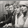 Bert Convy, Jack Gilford, Lotte Lenya and Jill Haworth in rehearsal for the stage production Cabaret