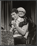 Bert Convy and Jill Haworth in the stage production Cabaret