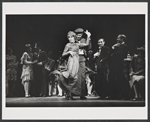 Lotte Lenya [center] and ensemble in the stage production Cabaret