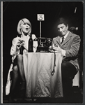 Jill Haworth and Bert Convy in the stage production Cabaret