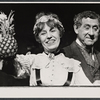 Lotte Lenya and Jack Gilford in the stage production Cabaret